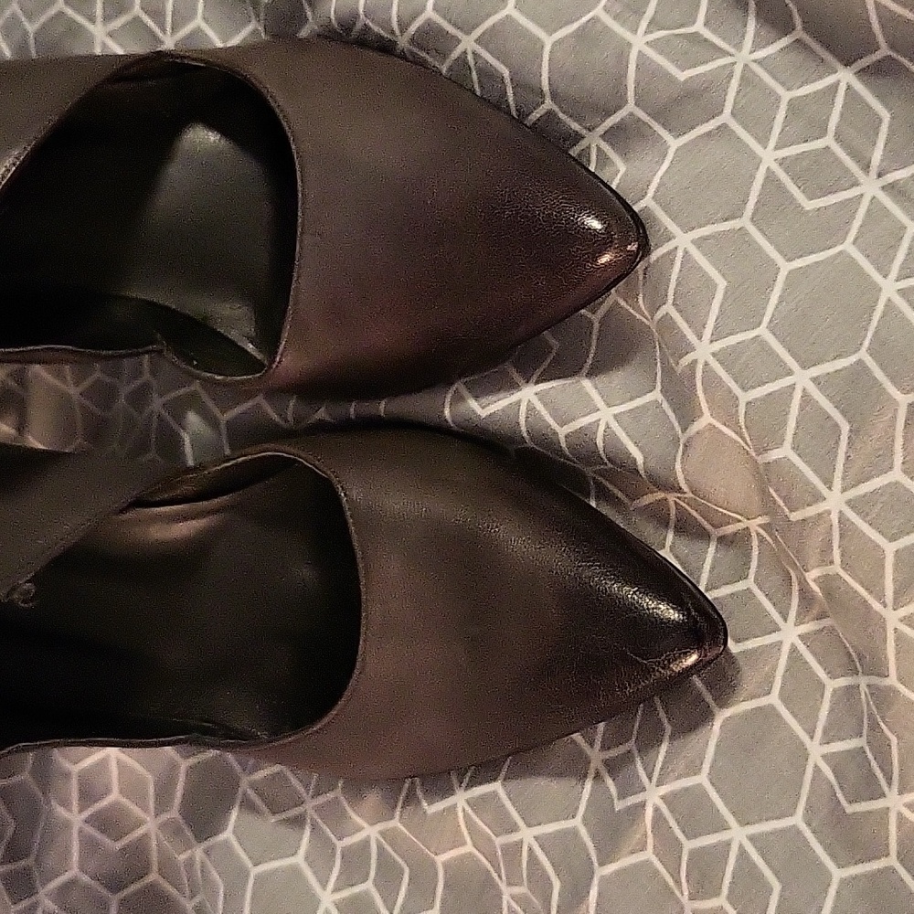 Free People Cerow Modern Pointed Toe Leather Gothic Witchcore Heel EUC - Picture 6 of 10